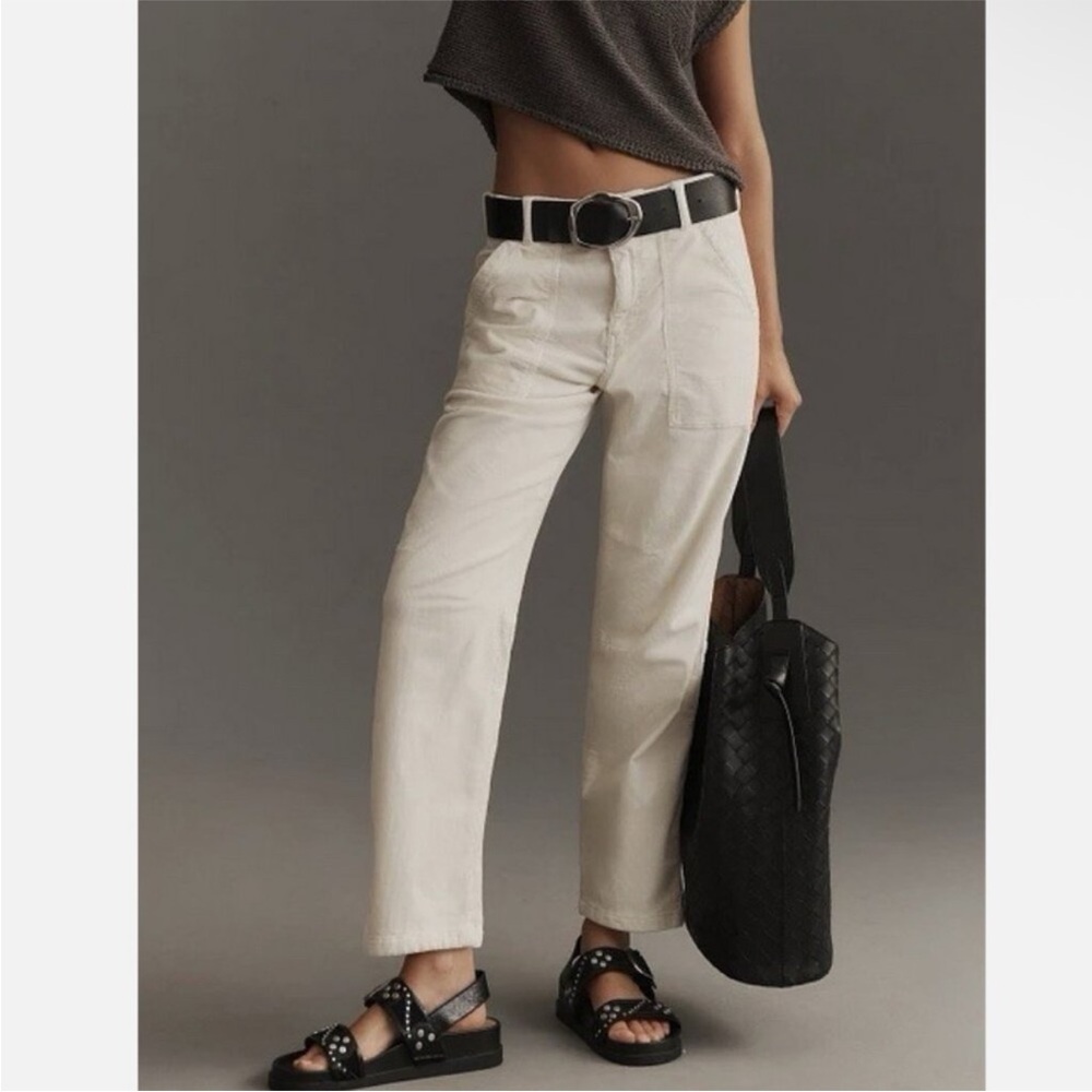 Anthropologie Pilcro Corduroy Utility Pants Square Pocket